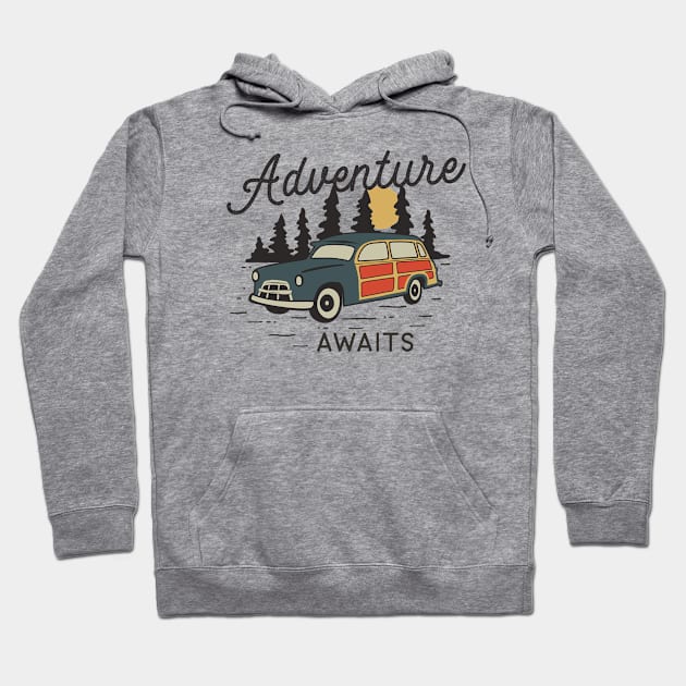 Adventure awaits Hoodie by p308nx